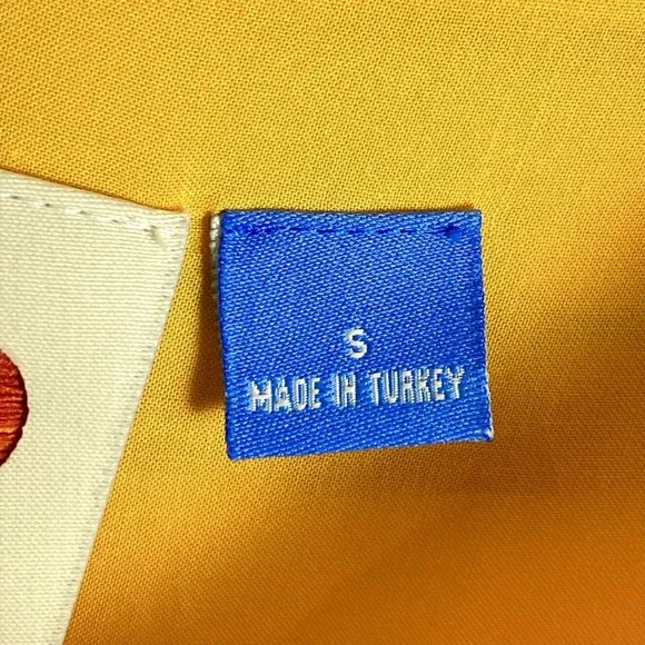 Farm Rio x Anthropologie Sz Small Maxi Dress Stripe Coastal Tropical Puff Sleeve - Picture 5 of 8